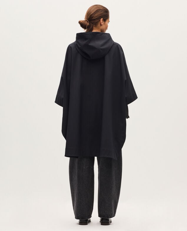 Capa impermeable con capucha H091 black beauty