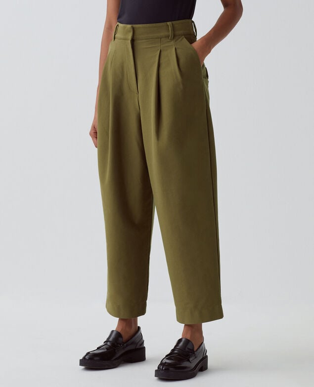 PEGGY - Pantalón carrot H570 military olive