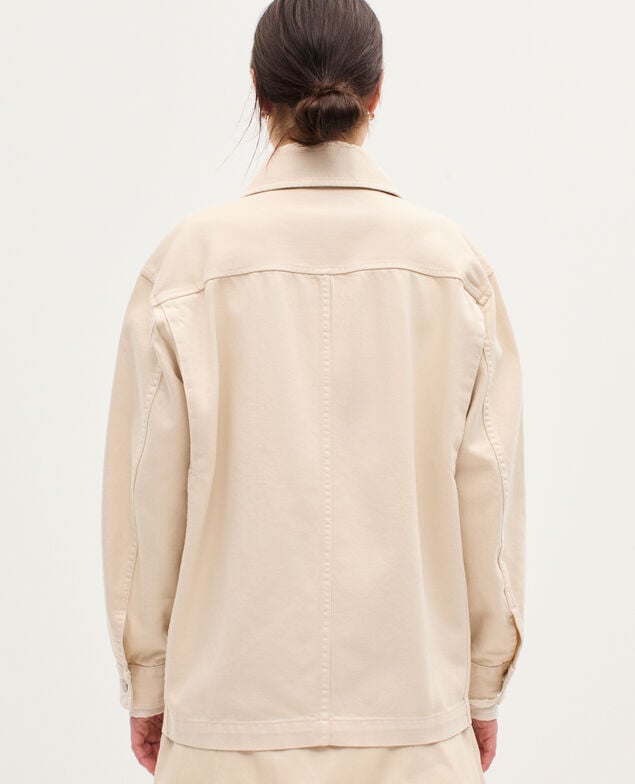 Chaqueta workwear de algodón H305 ecru