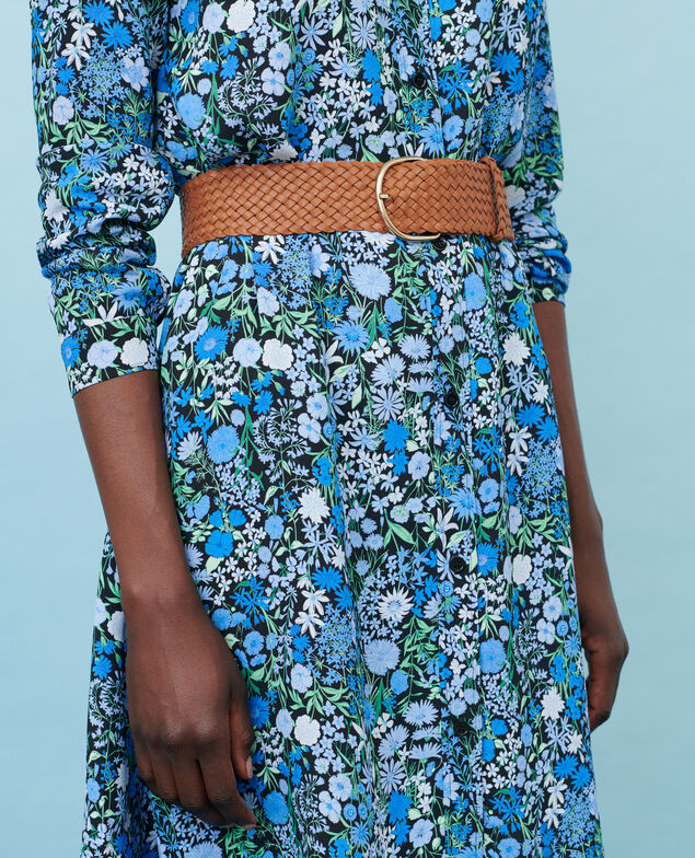 Vestido camisero 98 print blue
