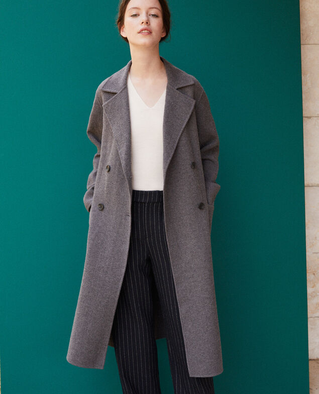 Abrigo de doble cara 0066 dark_heather_grey