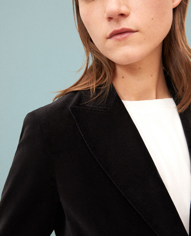 Chaqueta sastre de terciopelo  Negro
