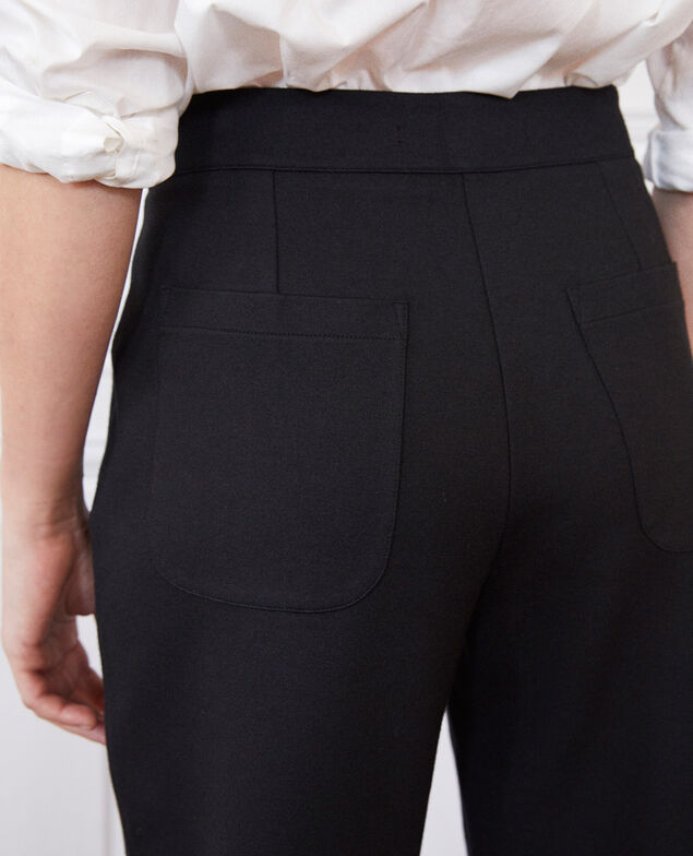 Pantalón corte carrot Noir
