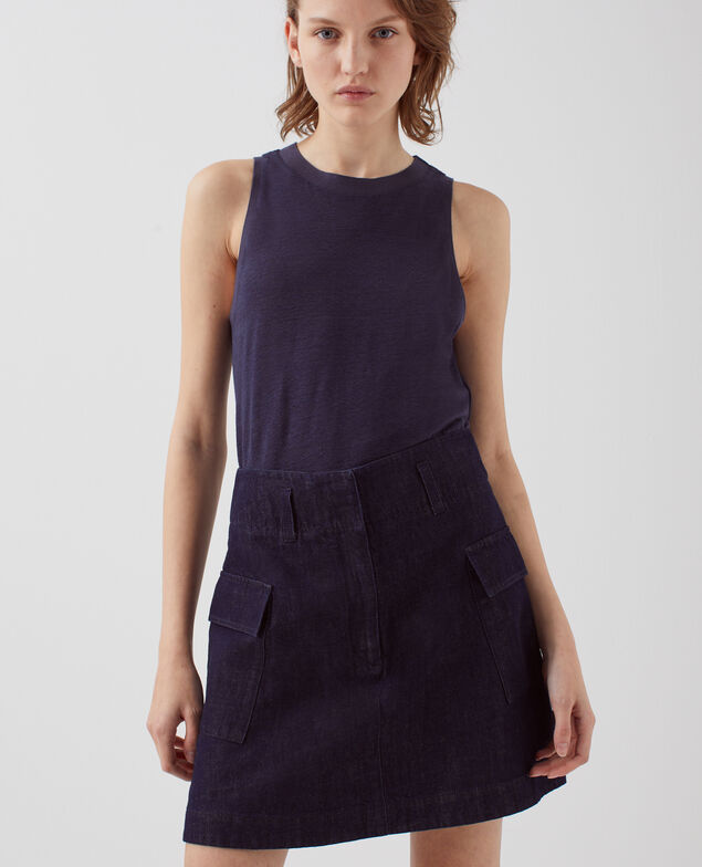 Minifalda cargo H680 rinse