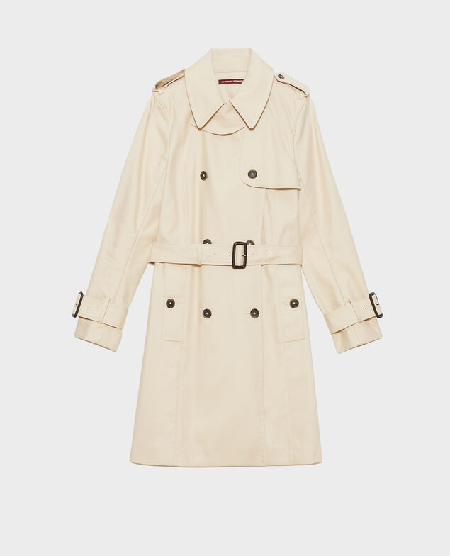 CATHERINE - Trench icónico Smoke gray