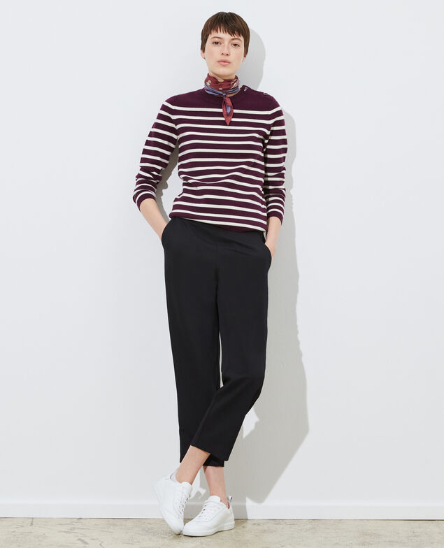 Pantalón fluido elástico Black beauty