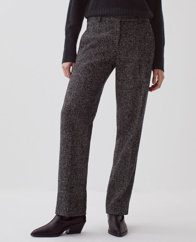 COLETTE - Pantalón recto I097 neppie black
