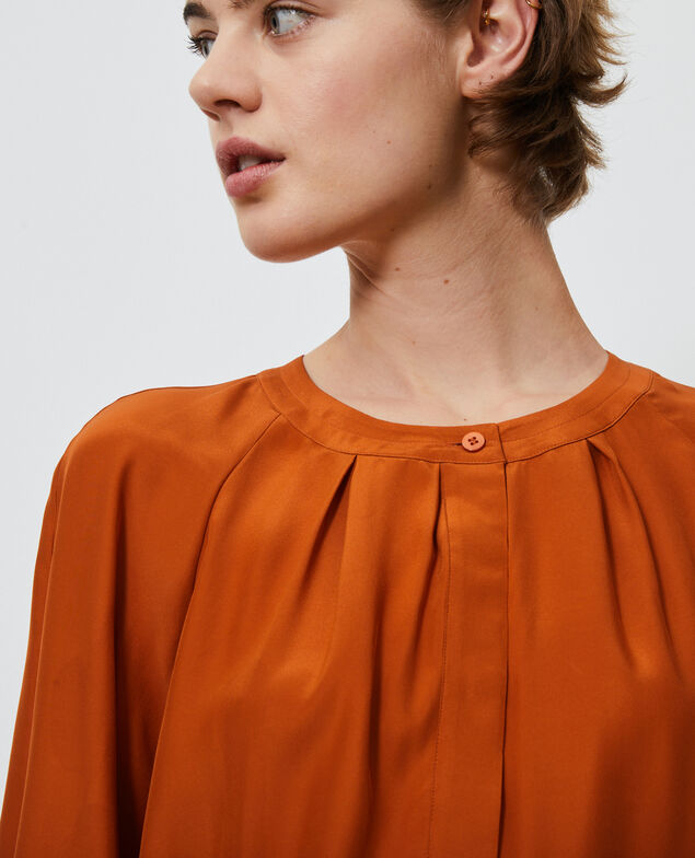 Blusa de seda amplia Umber