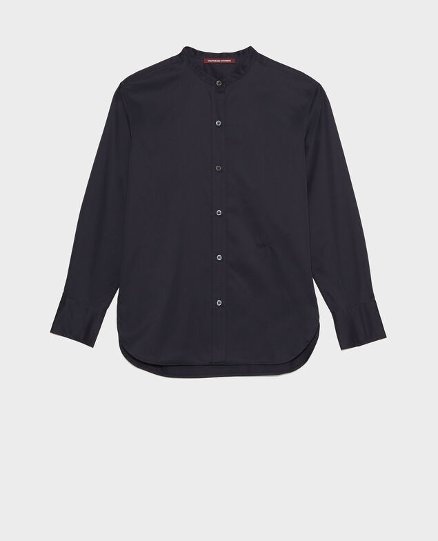 Camisa de algondón con cuello rendondo Night sky