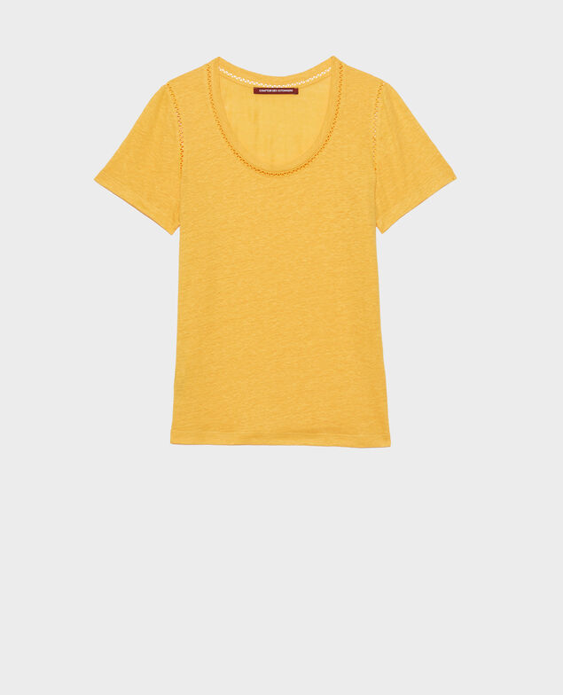 Camiseta de lino Spectra yellow