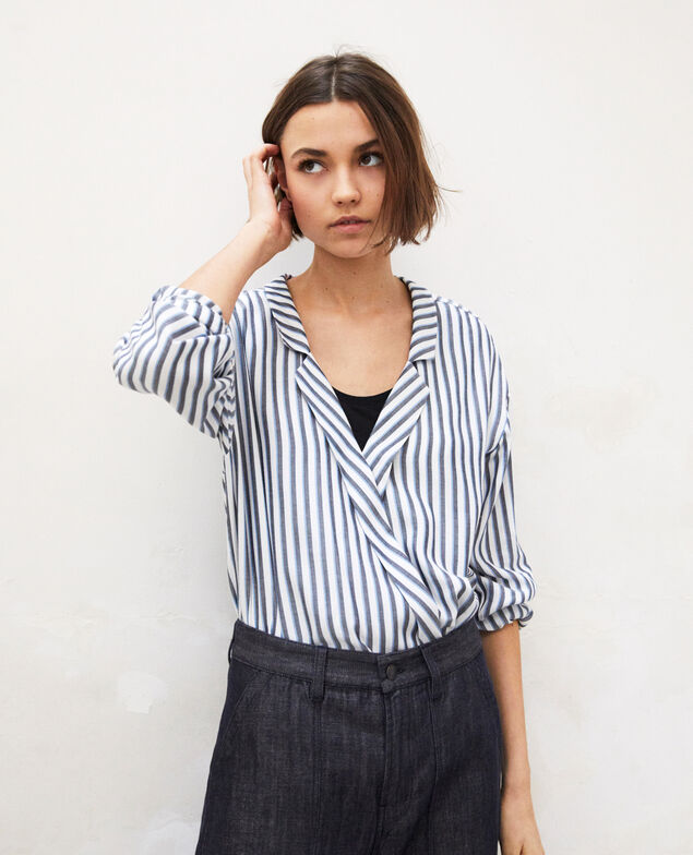 Camisa estilo pijama Off white