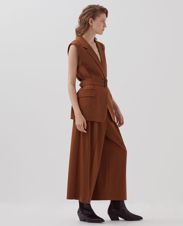 Chaqueta sastre de lana I360 monks robe brown