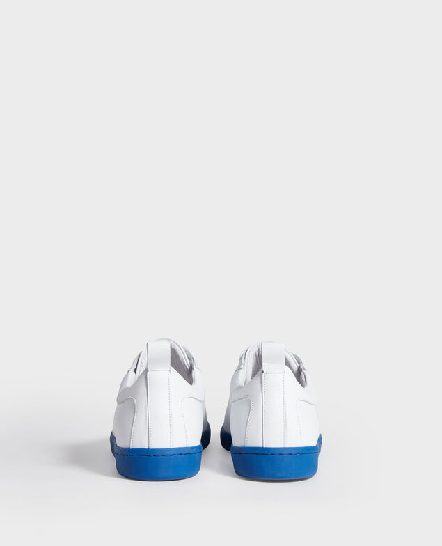 Sneakers de cuero con cordones White princess blue