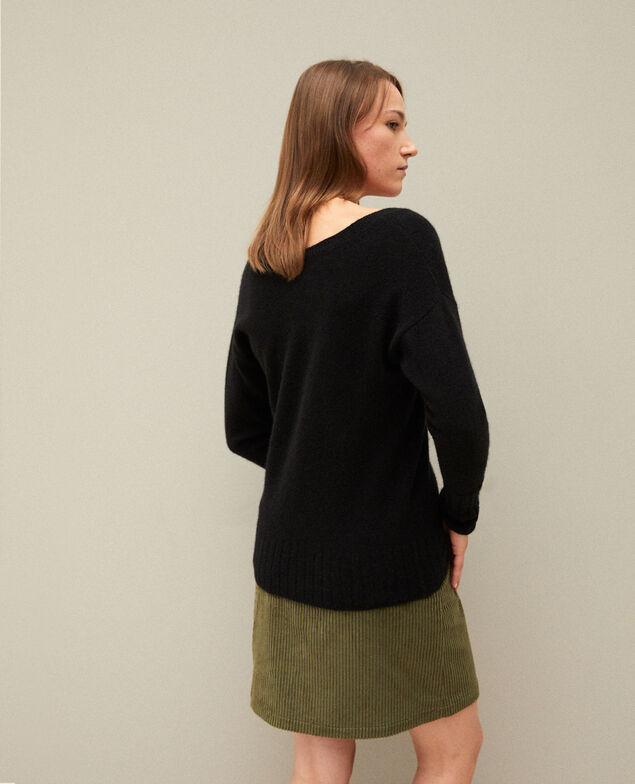 Jersey de cachemir Noir
