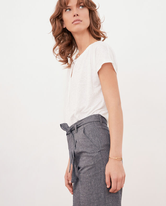 Pantalón corte carrot  Indigo
