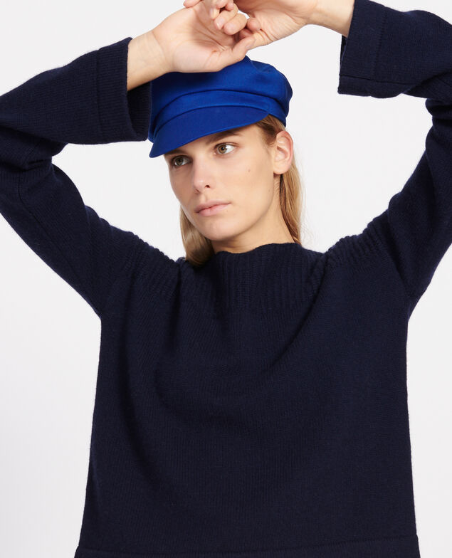 Jersey de lana y cachemir Maritime blue