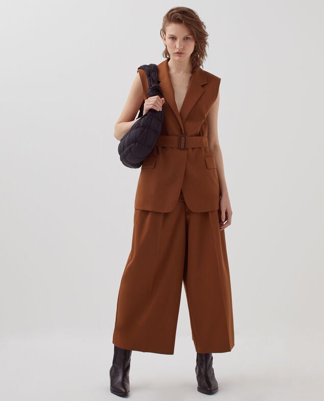Chaqueta sastre de lana I360 monks robe brown