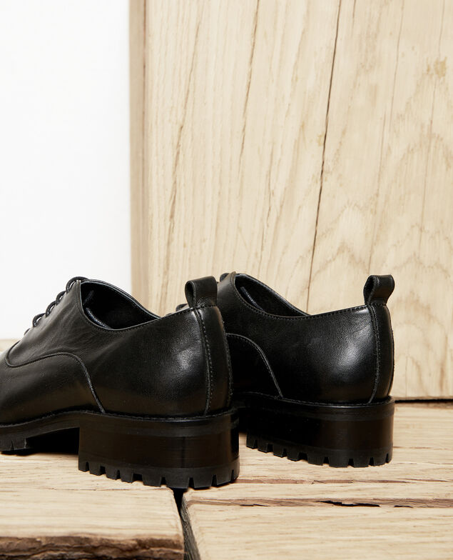 Zapatos  de cordones derbies de cuero Noir