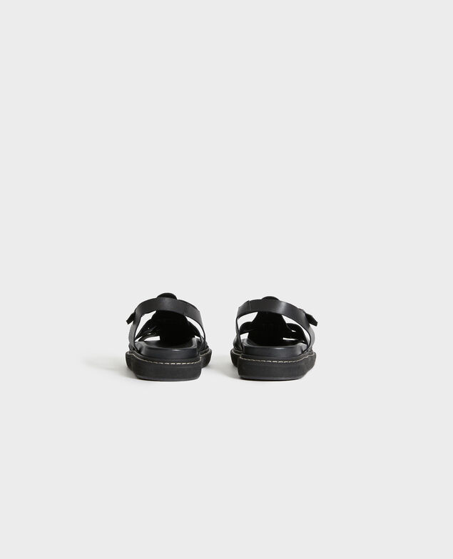 Sandalias de piel 09 black