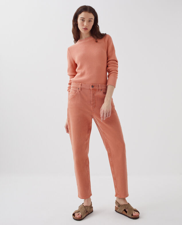 RITA - Jeans slouchy H120 dark pink