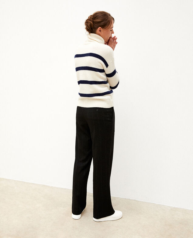 Pantalón de corte amplio Negro