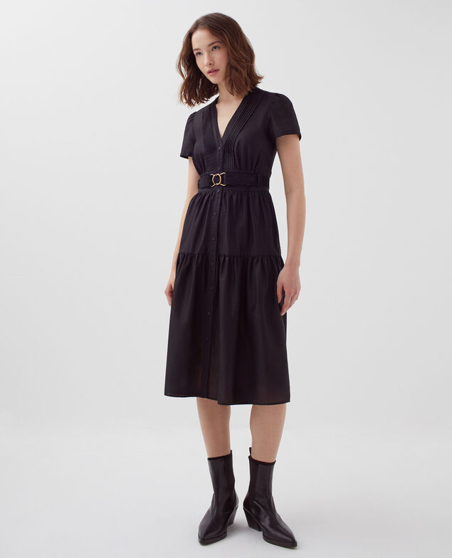 Vestido midi H091 black beauty