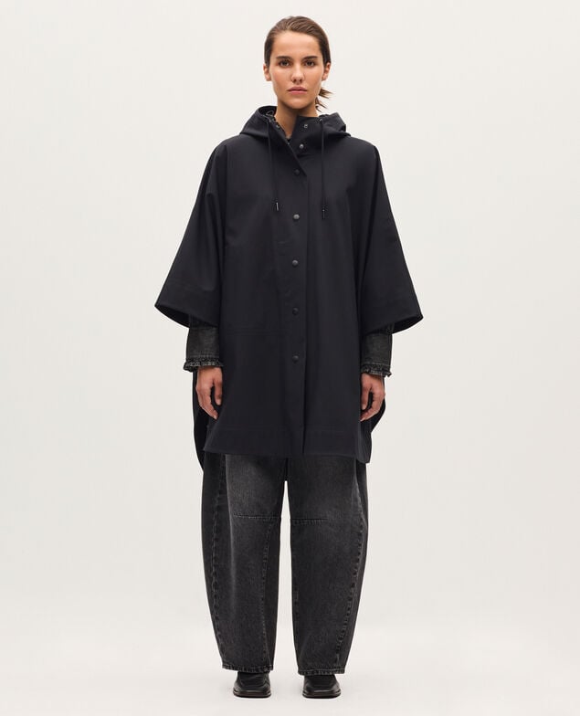 Capa impermeable con capucha H091 black beauty