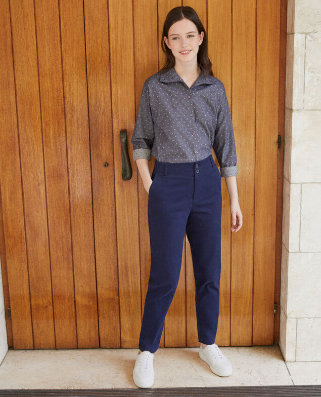 Pantalones chinos Peacoat