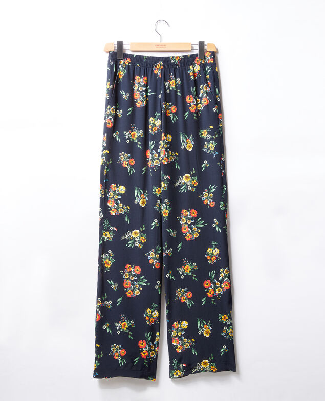 Pantalón estilo pijama Azul