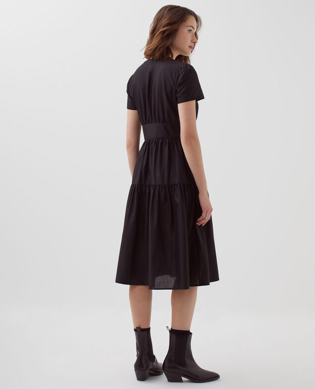 Vestido midi H091 black beauty