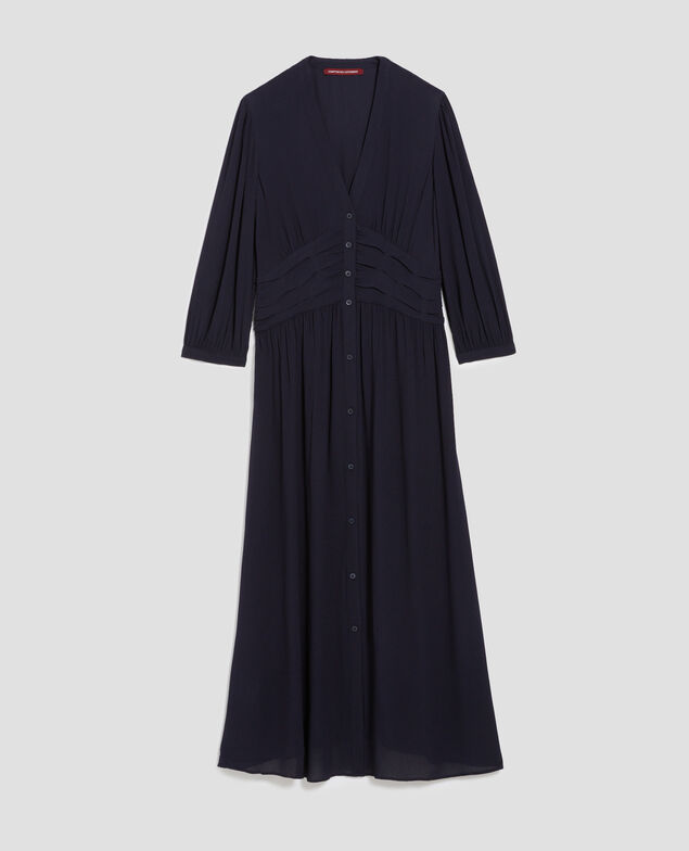 Vestido largo fluido H695 night sky
