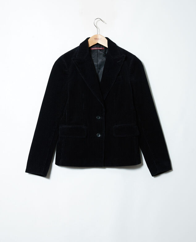 Chaqueta sastre de pana Noir