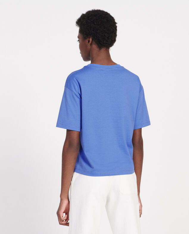 Camiseta oversize de algodón mercerizado Persian jewel