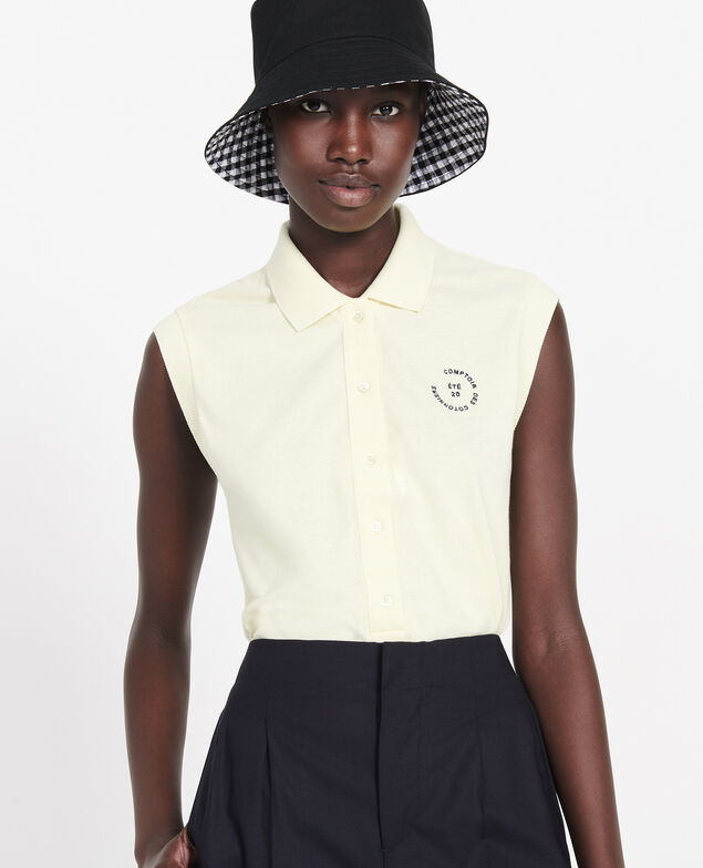 Polo de algodón Tender yellow
