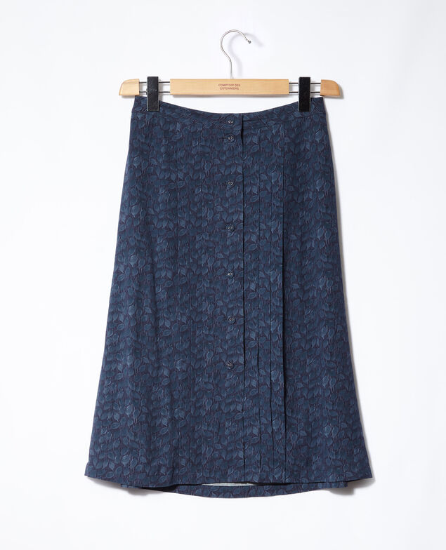  Falda estampada Azul