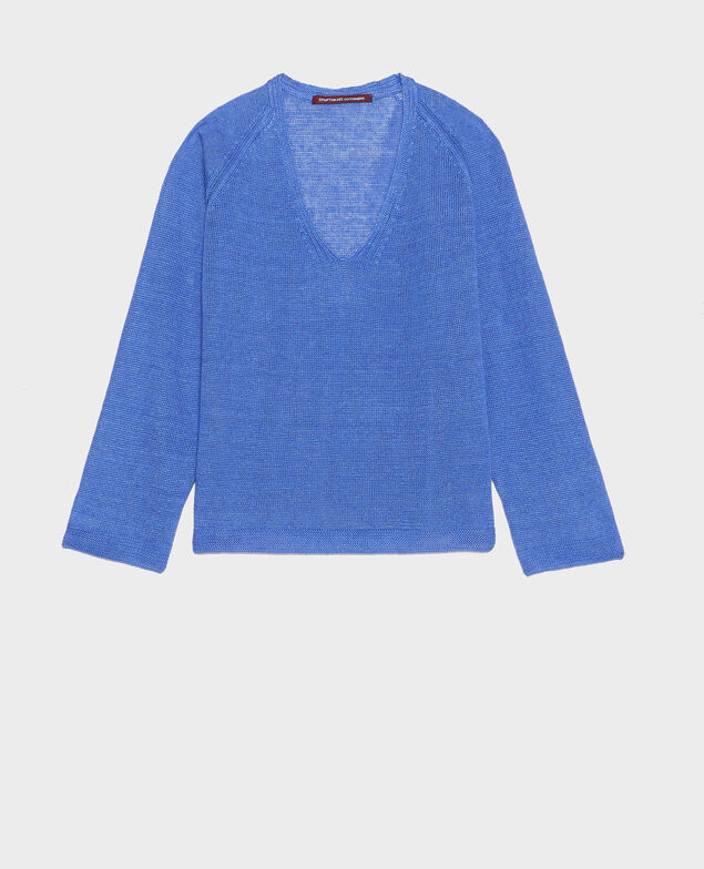 Jersey de lino Amparo blue