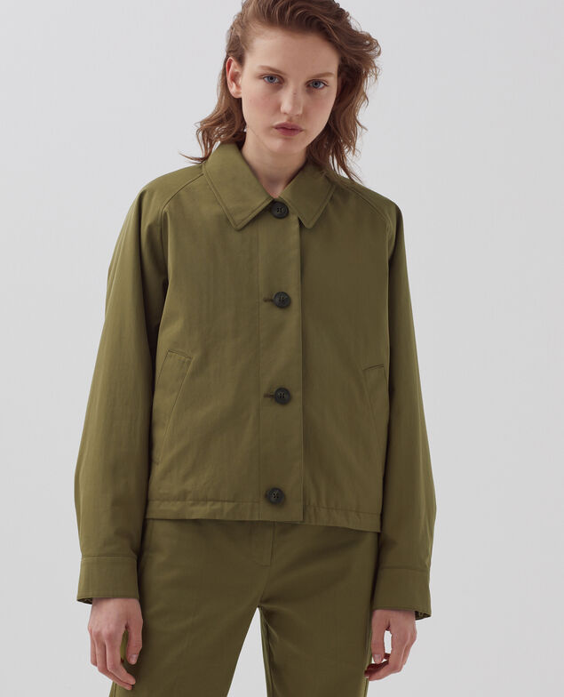 Cazadora corta H570 military olive