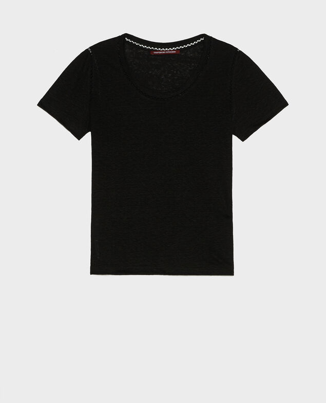 Camiseta de lino Black beauty
