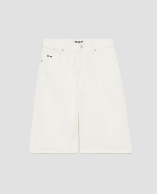 Jorts de algodón H003 white