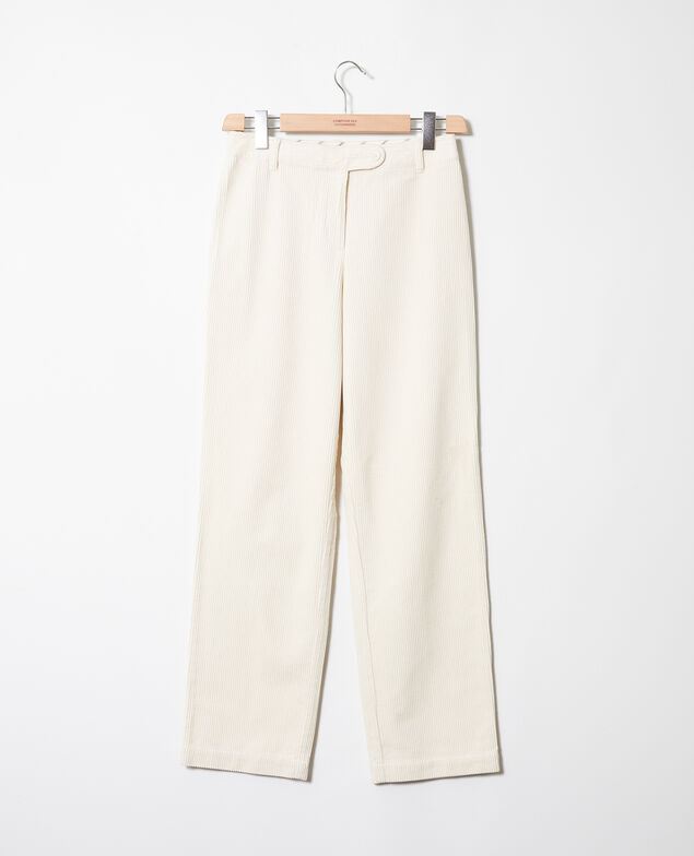 Pantalón de pana Off white
