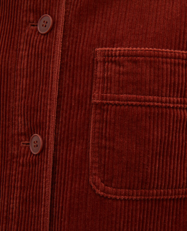  Chaqueta de trabajo de pana Brandy brown