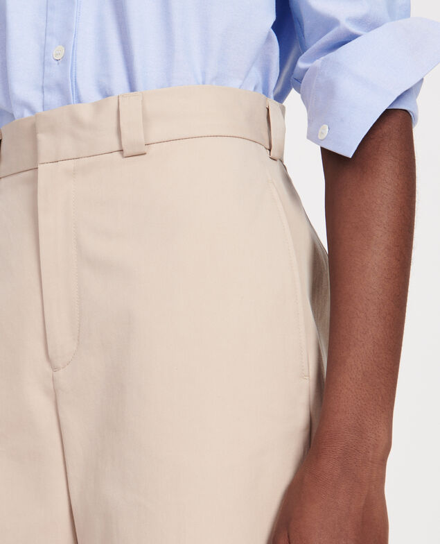 Pantalón masculino de algodón Oxford tan