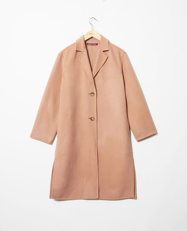 Abrigo de doble cara Caramel beige