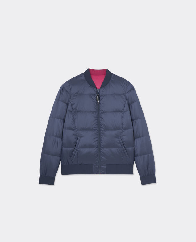 Plumas reversible tipo Teddy| EXCLUSIVO WEB Midnight blue/cherry