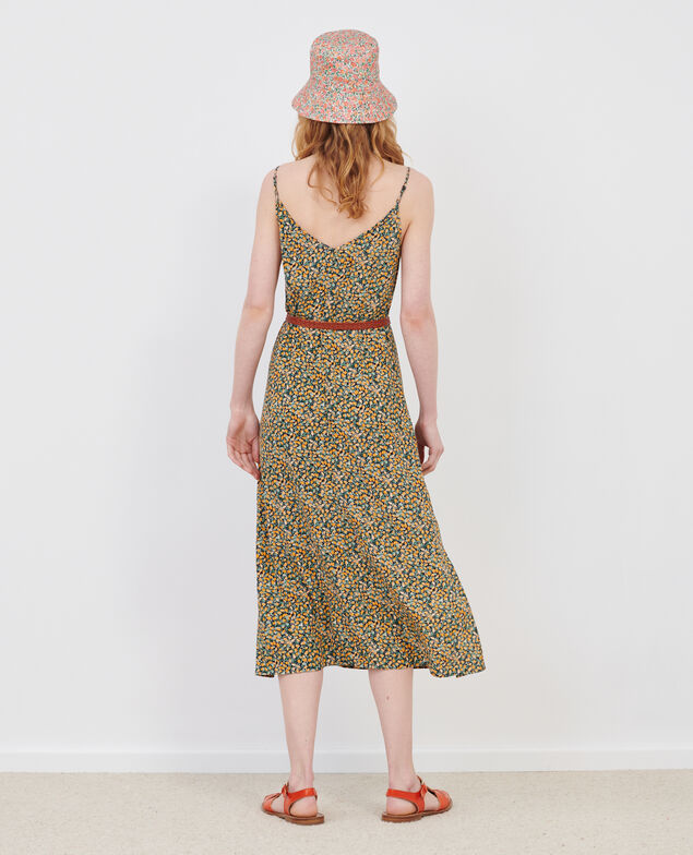 Vestido largo estampado 8005c 116 print orange