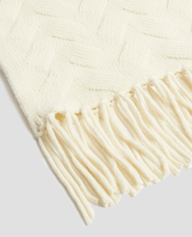 Bufanda de lana I010 glass green beige