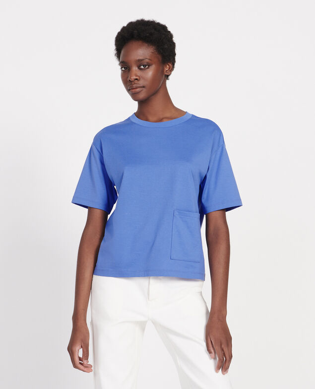 Camiseta oversize de algodón mercerizado Persian jewel