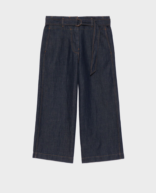 BABETH - Falda pantalón 0681 rinse denim