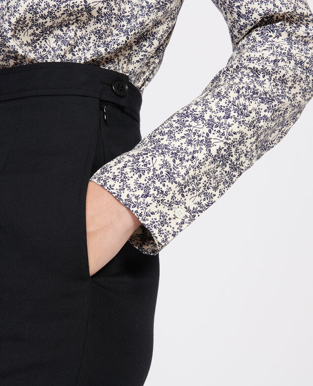 Camisa con estampados Feuillage off white