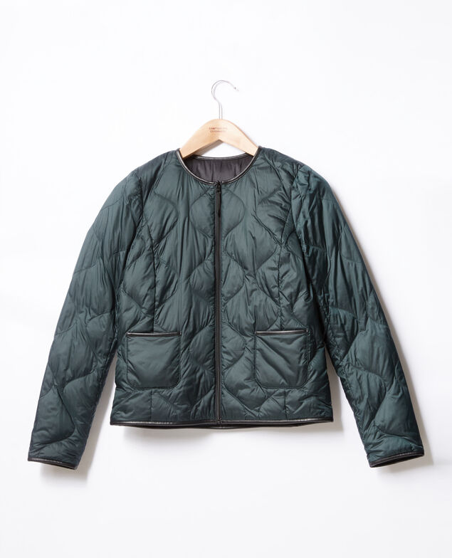 Plumas reversible Verde